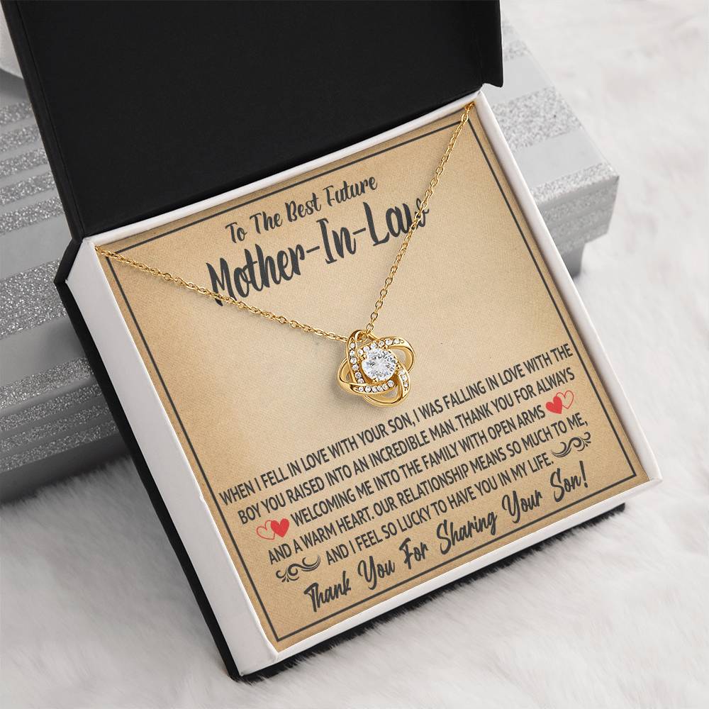 (Almost Gone) Best Future Mother in Law - Necklace - Thank You for Raising the Man of My Dreams