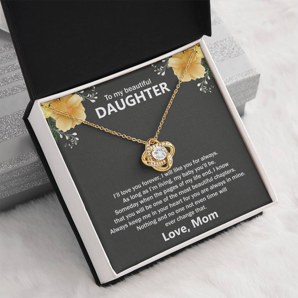 [Almost Gone] Love Knot Necklace - to Beautiful Daughter💖