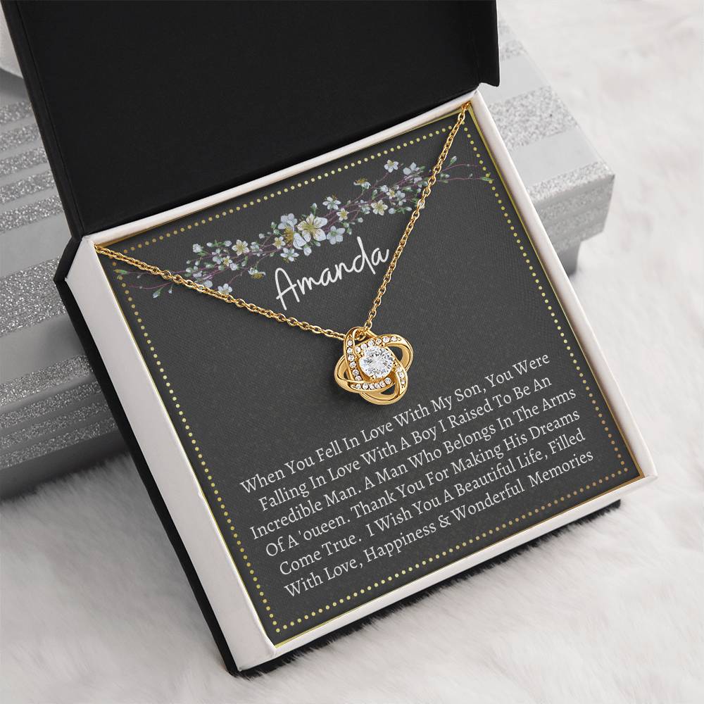 Gift for Son's Girlfriend – Thank you for making his dreams come true on the  Anniversary