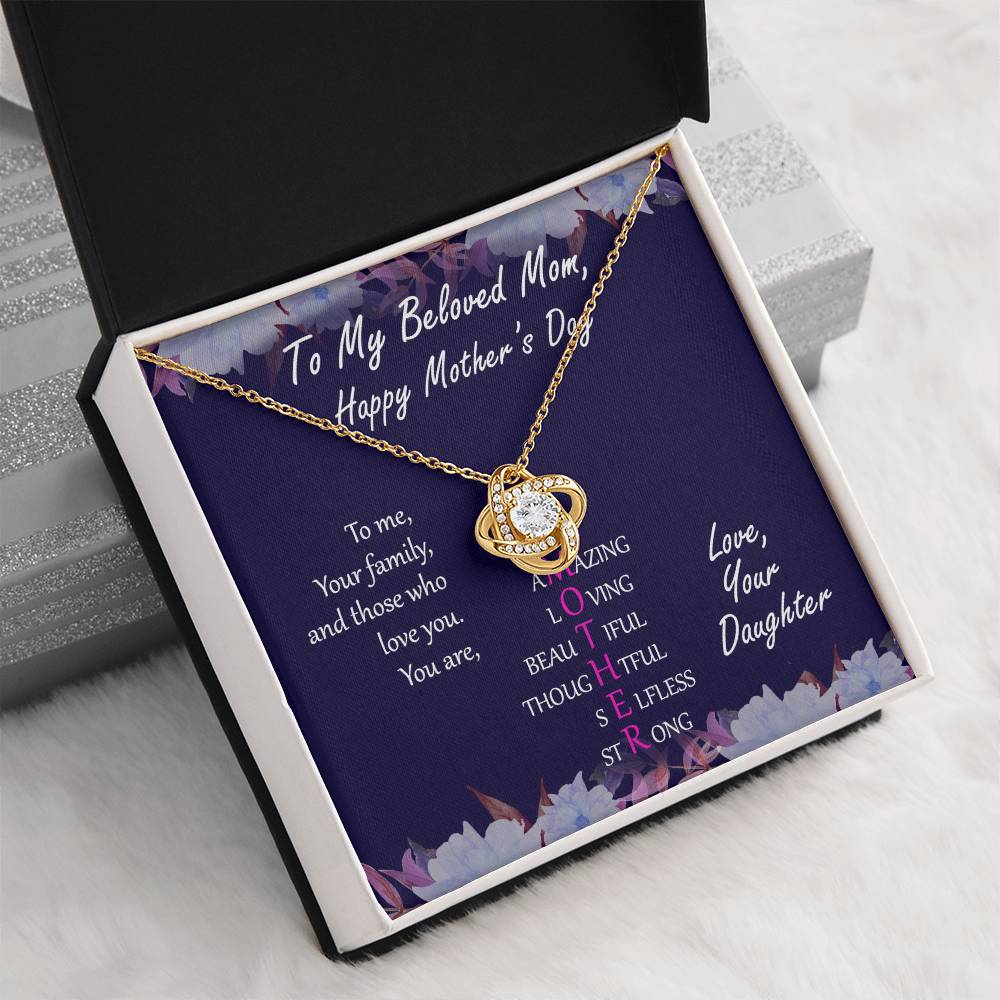 "Mother" Mother's Day Necklace -  To Love For Mom