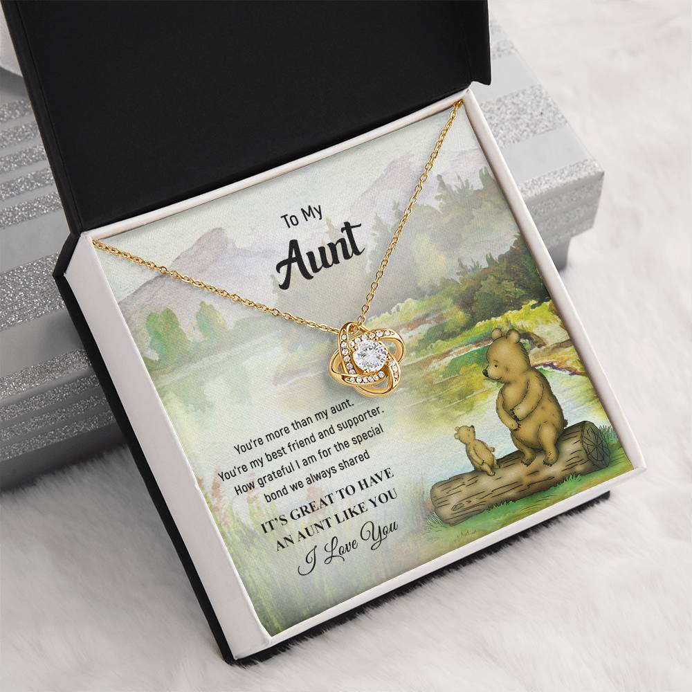 Necklace to My Aunt – It’s great to have an aunt like you - Mother’s Day