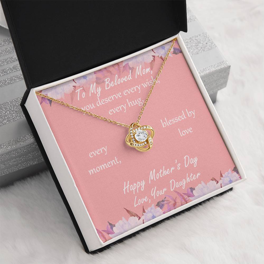 "Every Moment" - Personalised Mother's Day Bangle -  To Beloved My Mom