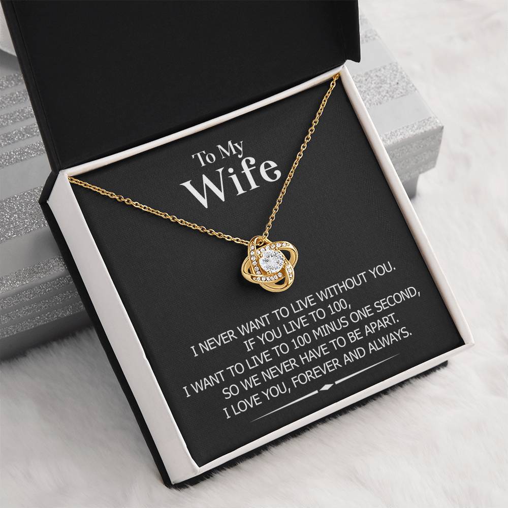 (Almost Gone!) to My Wife - Necklace - Never To Be Apart