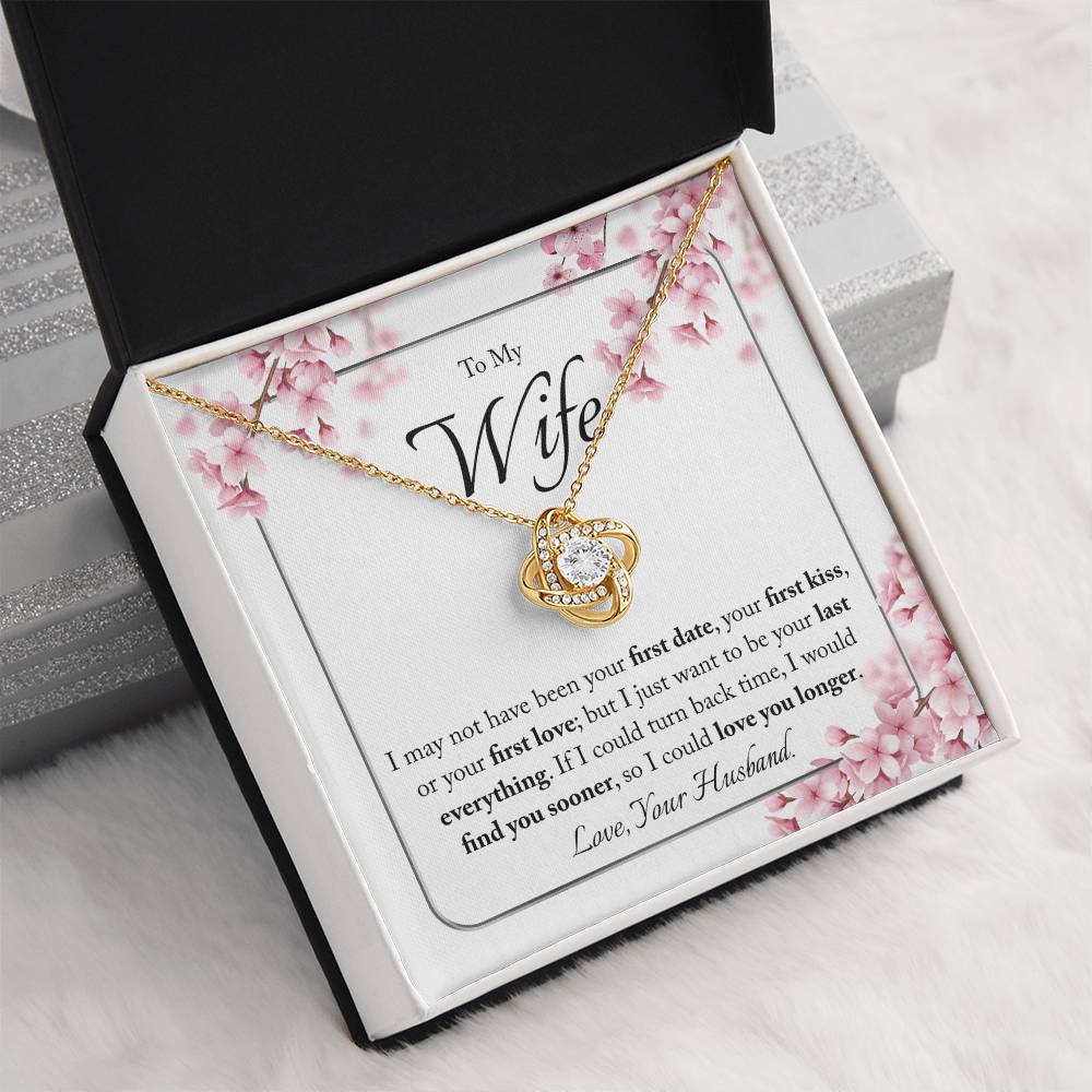 "Last Everything" | Love Knot Necklace | Gift for Wife