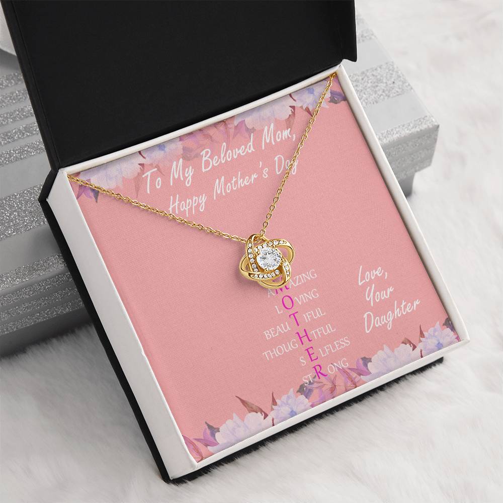 "Mother" - Precious Mother's Day Gift Necklace - Gift For Mother On The Mother’s Day, Women’s Day, Thank You Gift