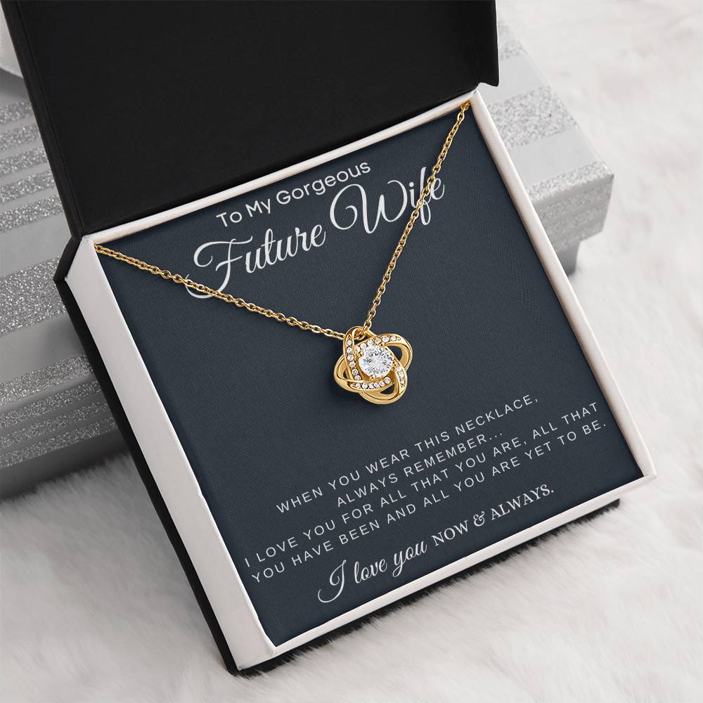 (Almost Gone!) for All That You Are - Future Wife Heart Necklace - Gift For Her