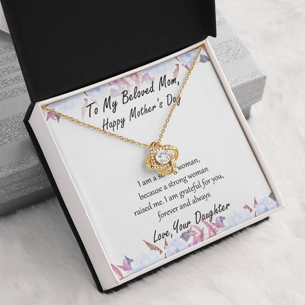 "Forever and Always" Mother's Day Necklace - To Beloved Mom - Happy Mother's Day, Women’s Day