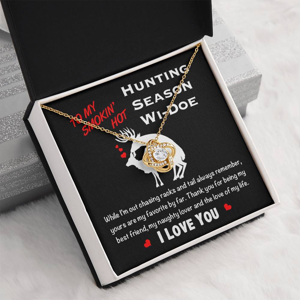 Smokin' Hot Hunting Season Wi-Doe Forever Love Necklace