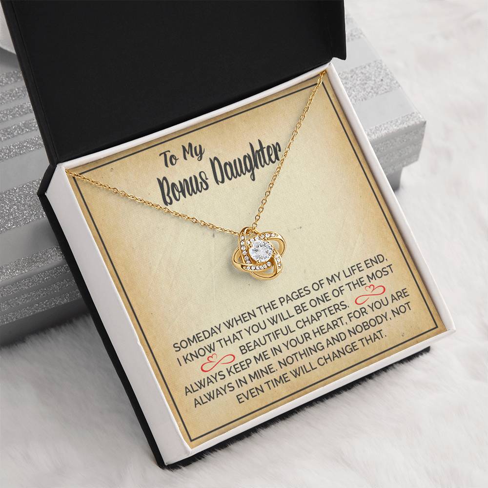 (Almost Gone) Bonus Daughter - Beautiful Chapters -Empowering Necklace with Meaningful Message