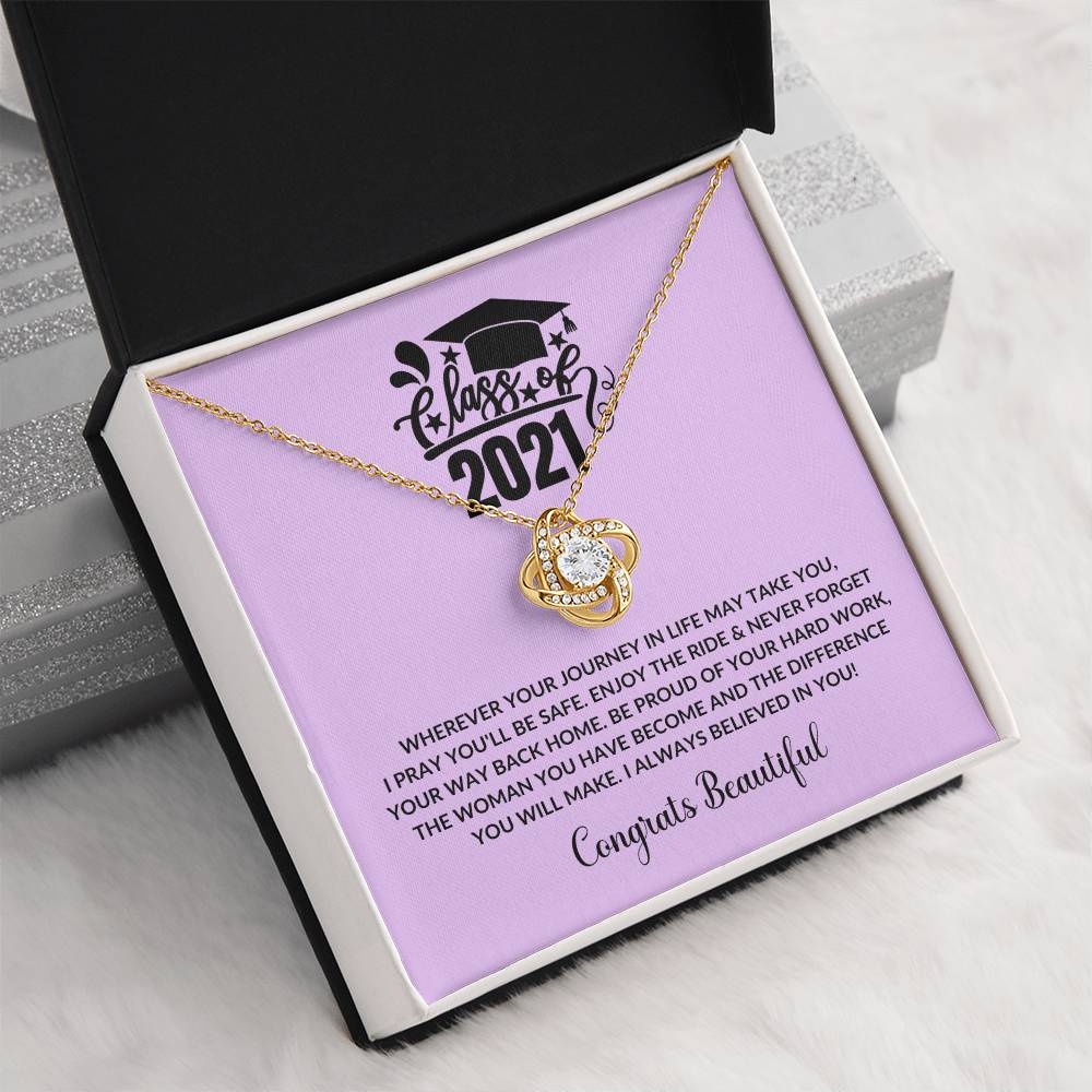(Almost Gone) Class of 2021 - Graduation Necklace - Congrats Graduate Necklace Gift