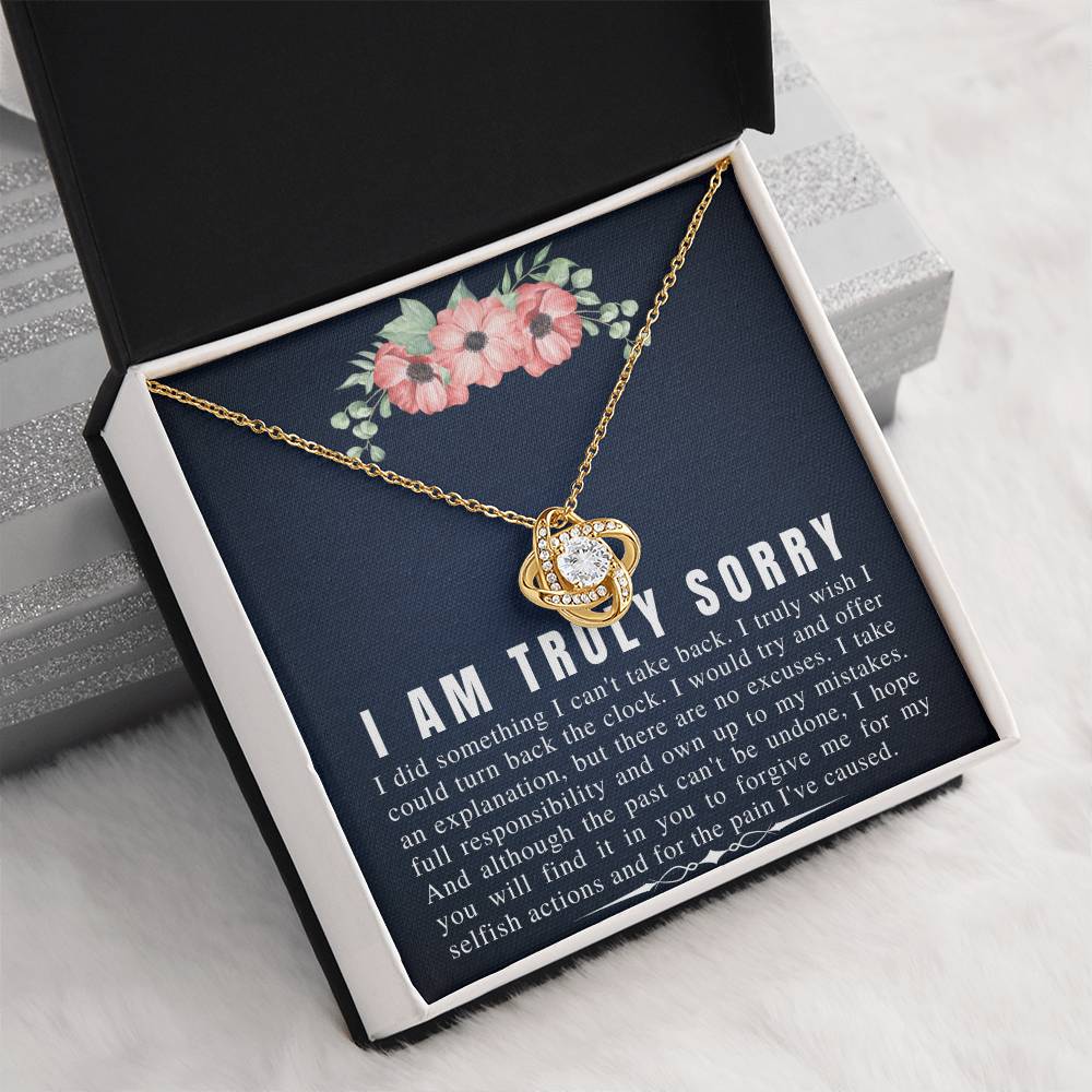 I'm Sorry Gift Apology Gift Necklace for Her, Please Forgive Me Gift Wife, Girlfriend, Friend, Forgiveness, Forgive Necklace