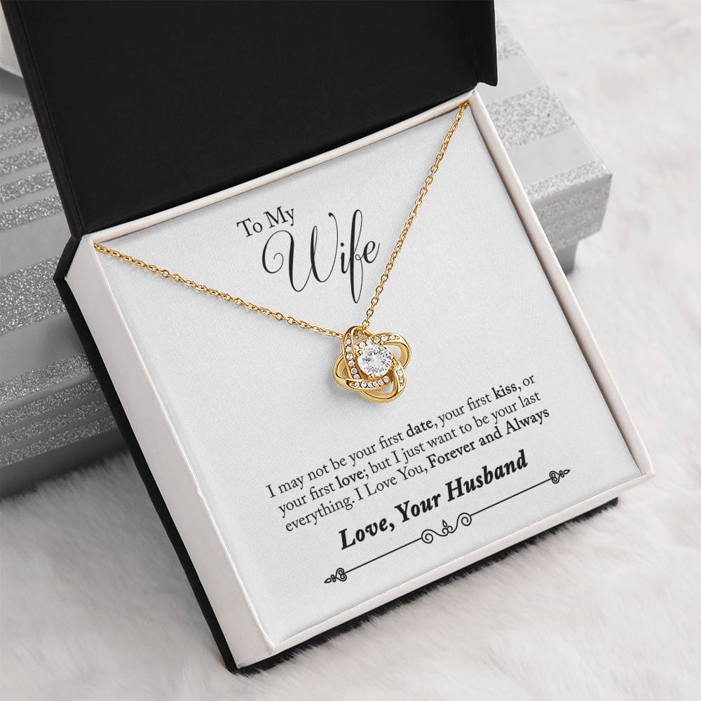 " Gift for Wife " Necklace -  First Love, First Kiss, First Date