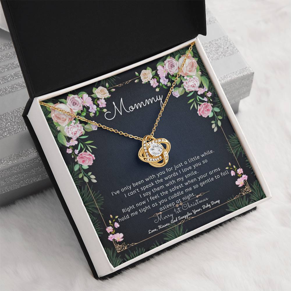 Necklace to Mommy – Sending you love, kisses, and snuggles - Baby Shower