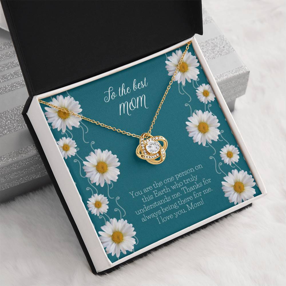 "Daisies" Love Knot Necklace for Mothers' Day - Gift For Mother A Special Thing