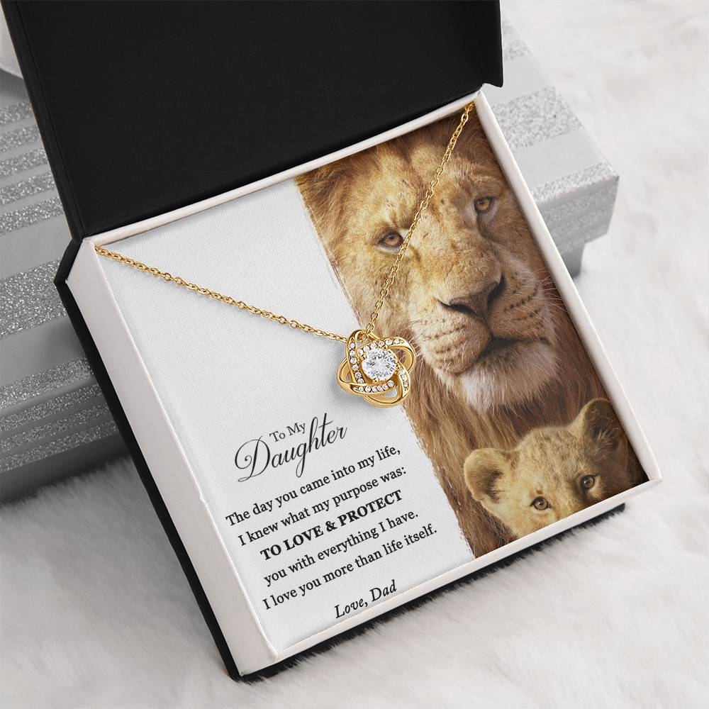 Necklace to Daughter – I love you more than life itself - Graduation Day