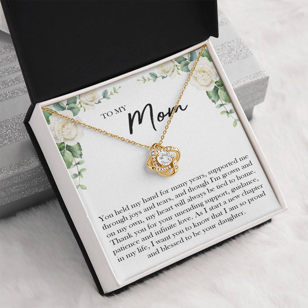 Mother of the Bride Gift From Daughter, to My Mom Necklace, Mother Daughter Necklace, Mom Birthday Gift