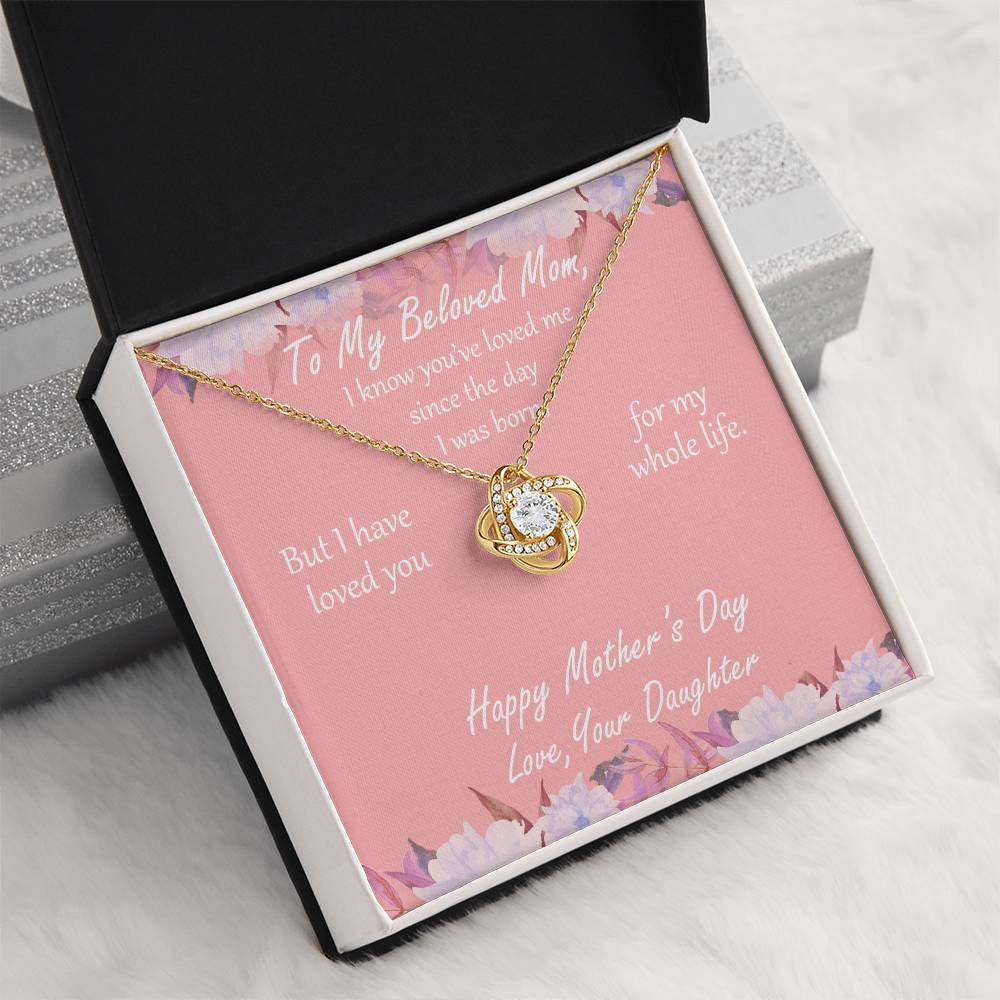 "My Whole Life" - Mother's Day Necklace -  To The Best Mom Ever – With Love on Mother’s Day