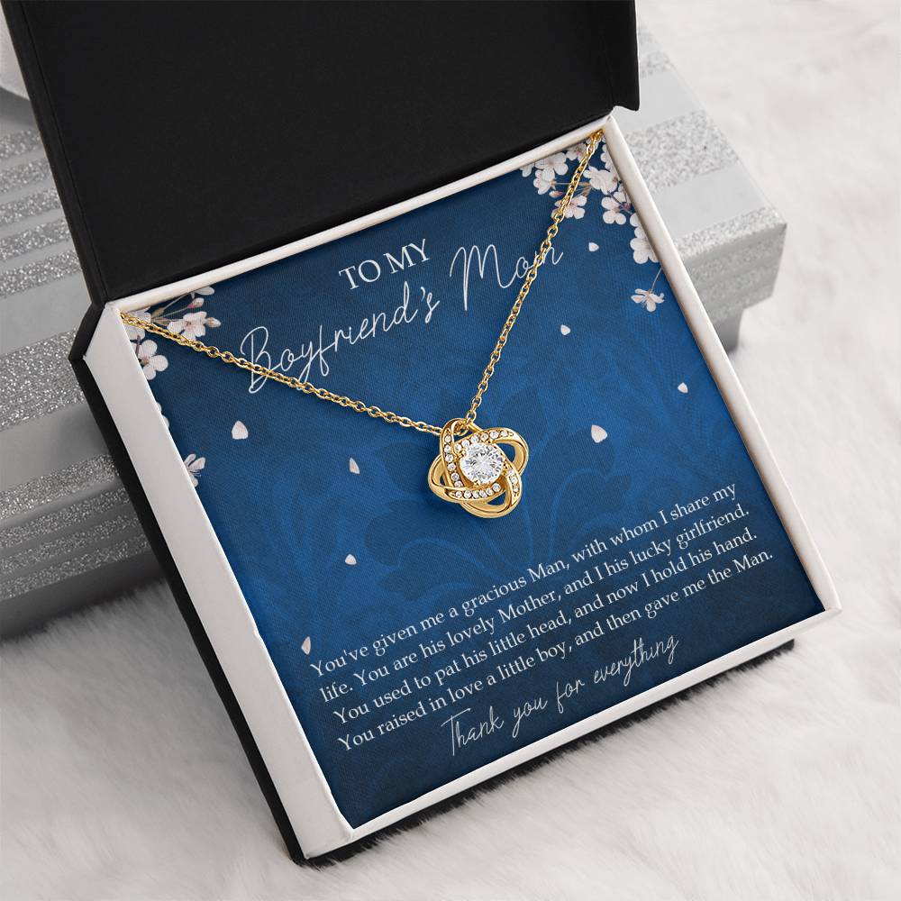 To my Boyfriend's Mom - Thank you for everything Necklace