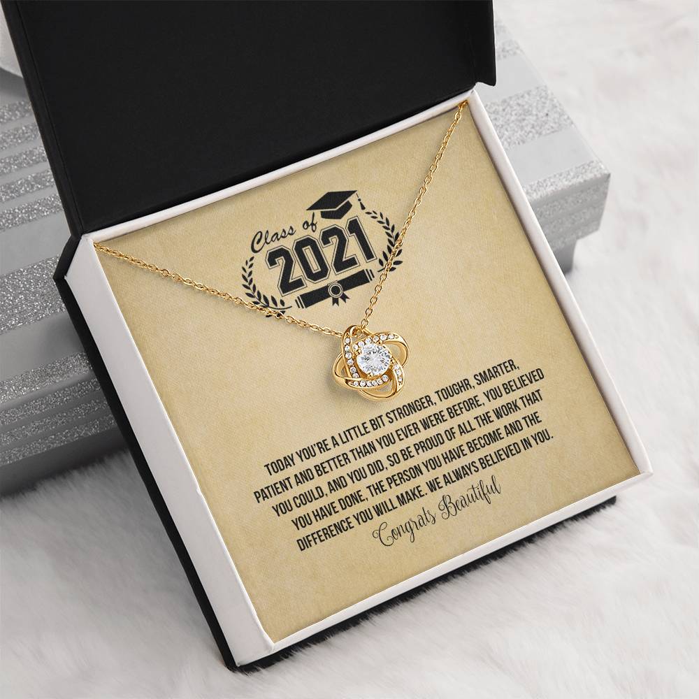 (Almost Gone) Class of 2021 - Graduation Necklace - To My Daughter – Always Believe in You