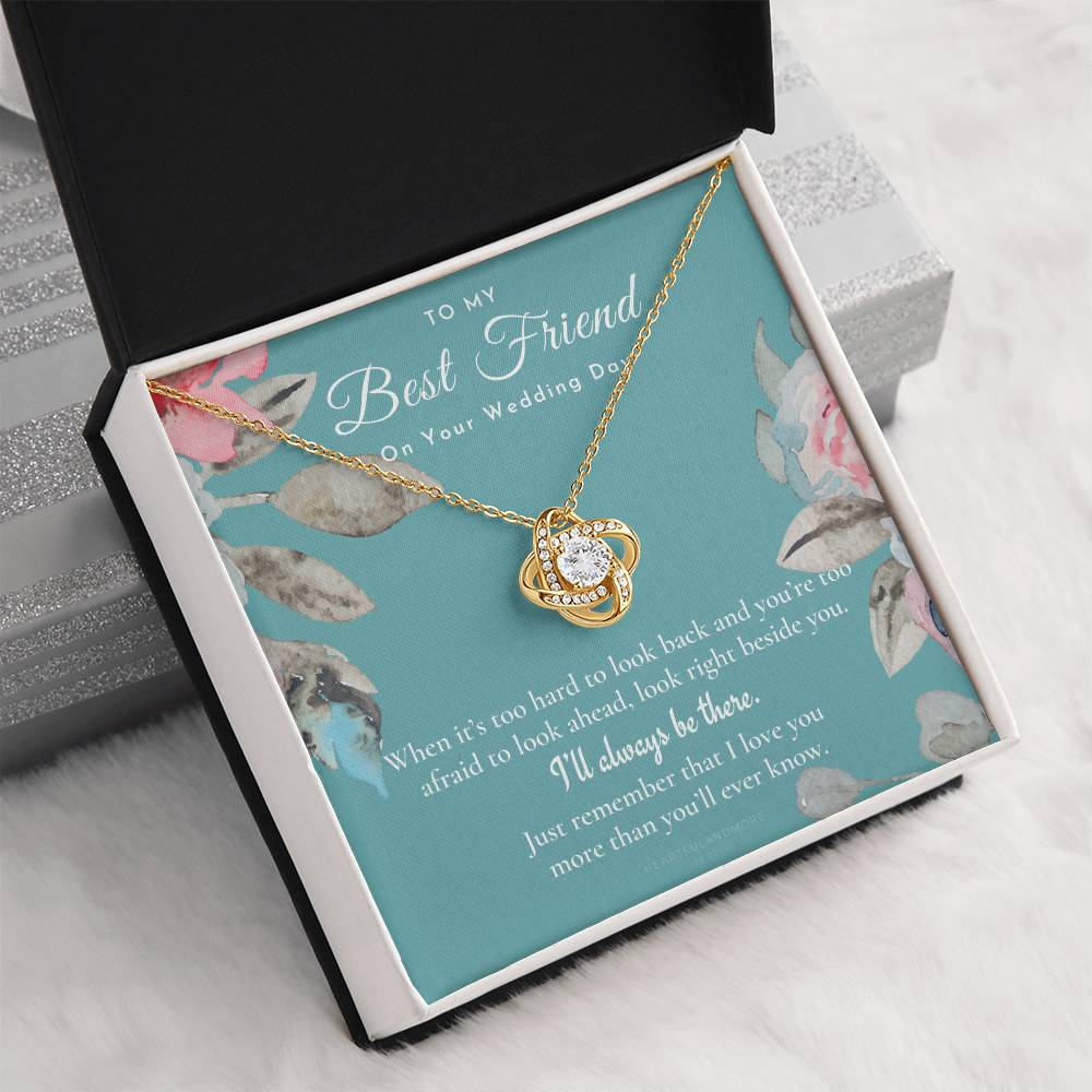 Best Friend Gift on Her Wedding Day, Best Friend to Bride Necklace, Best Friend Gift to Bride, Bride Gift From Maid of Honor, to My Best Friend