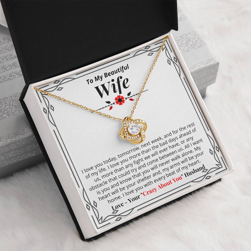 To My Wife - All I Want Is You - Necklace