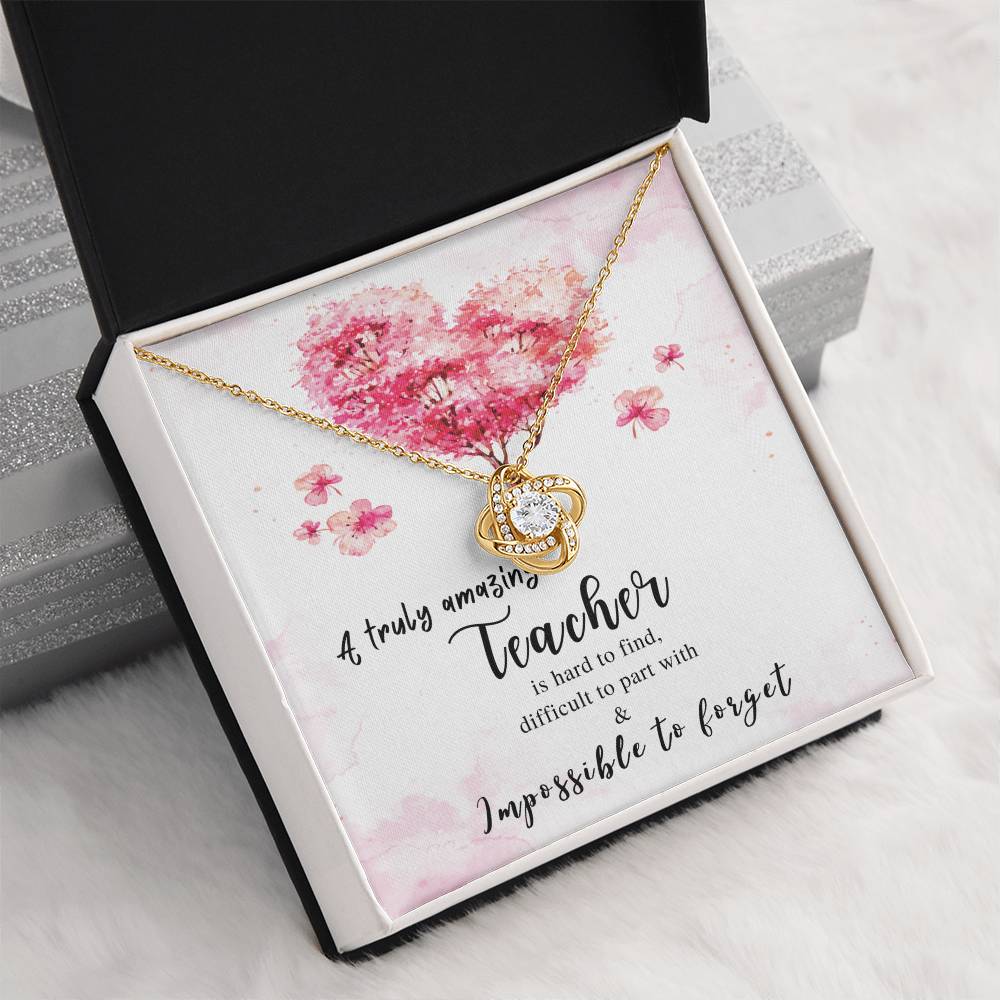 Teacher Gift | Gift for Teacher Necklace | a Truly Amazing Teacher Appreciation Gift
