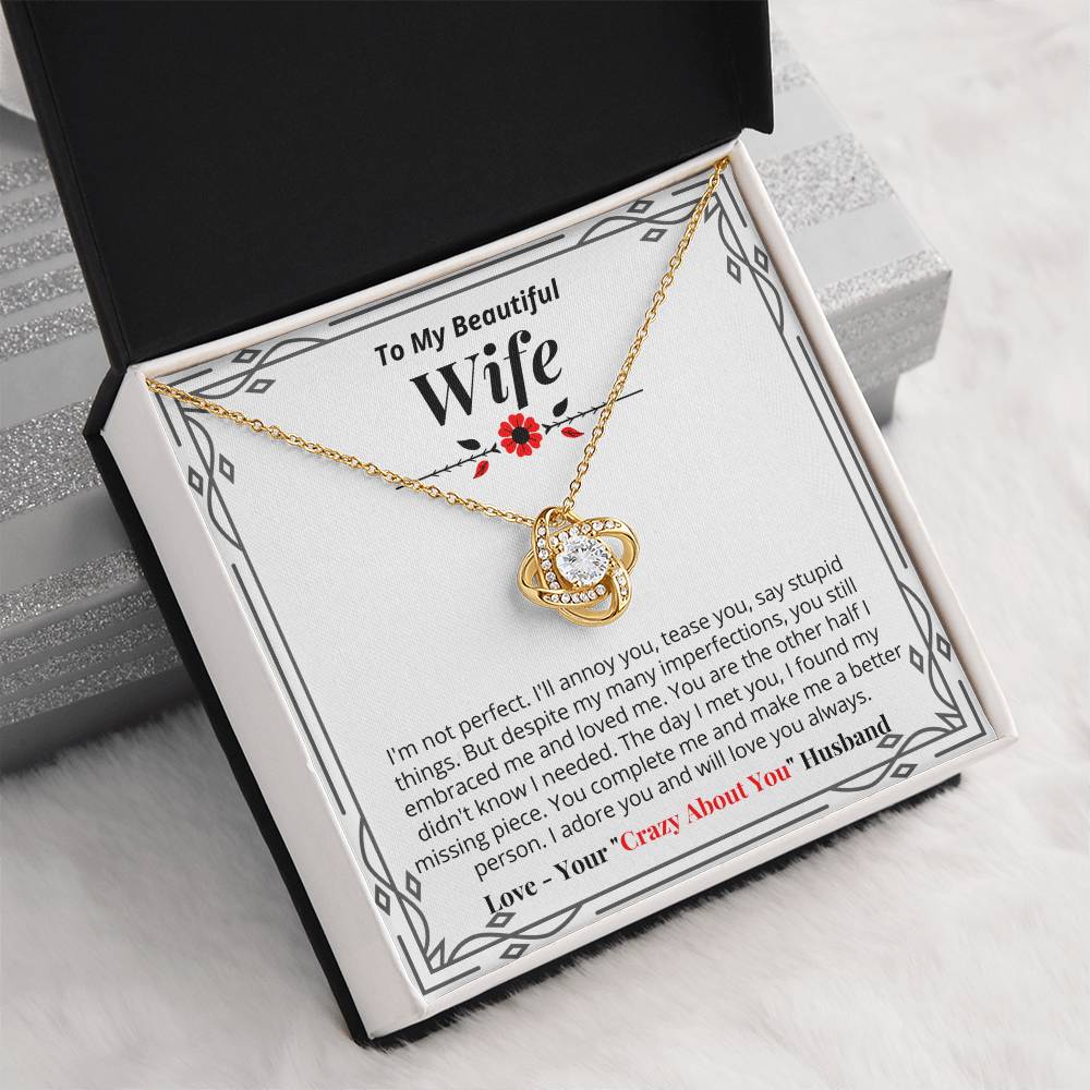 To My Wife - You Complete Me - Necklace