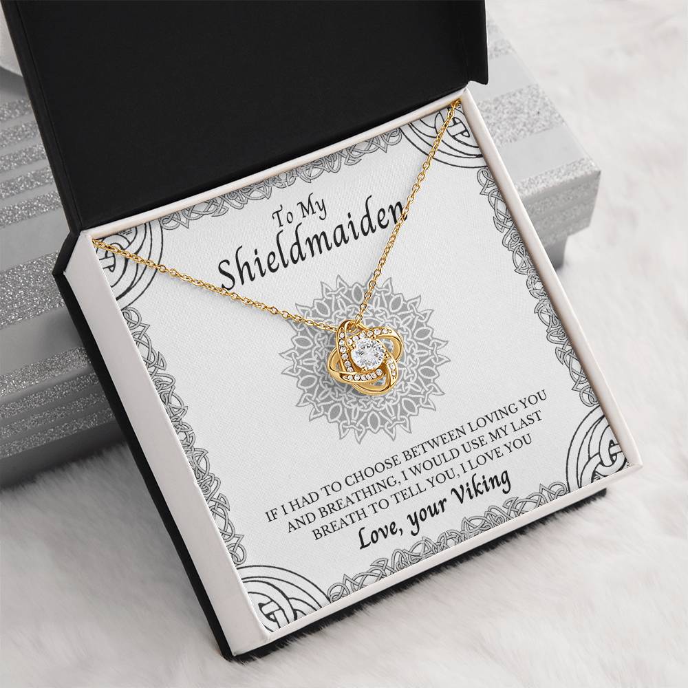 (Almost Gone) Celtic Love Knot Shieldmaiden - Viking Inspired Love Gift for Her