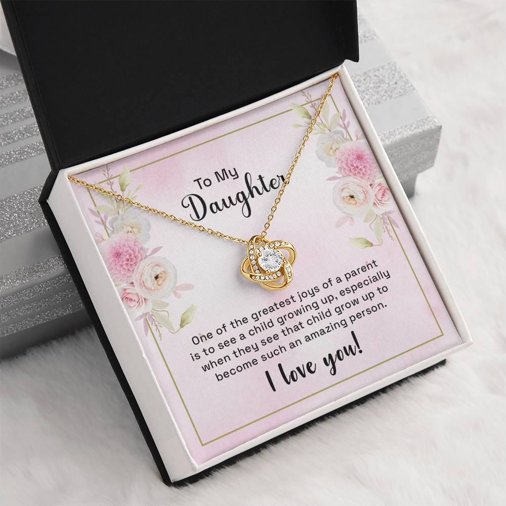 To My Daughter Necklace - Gift For Her