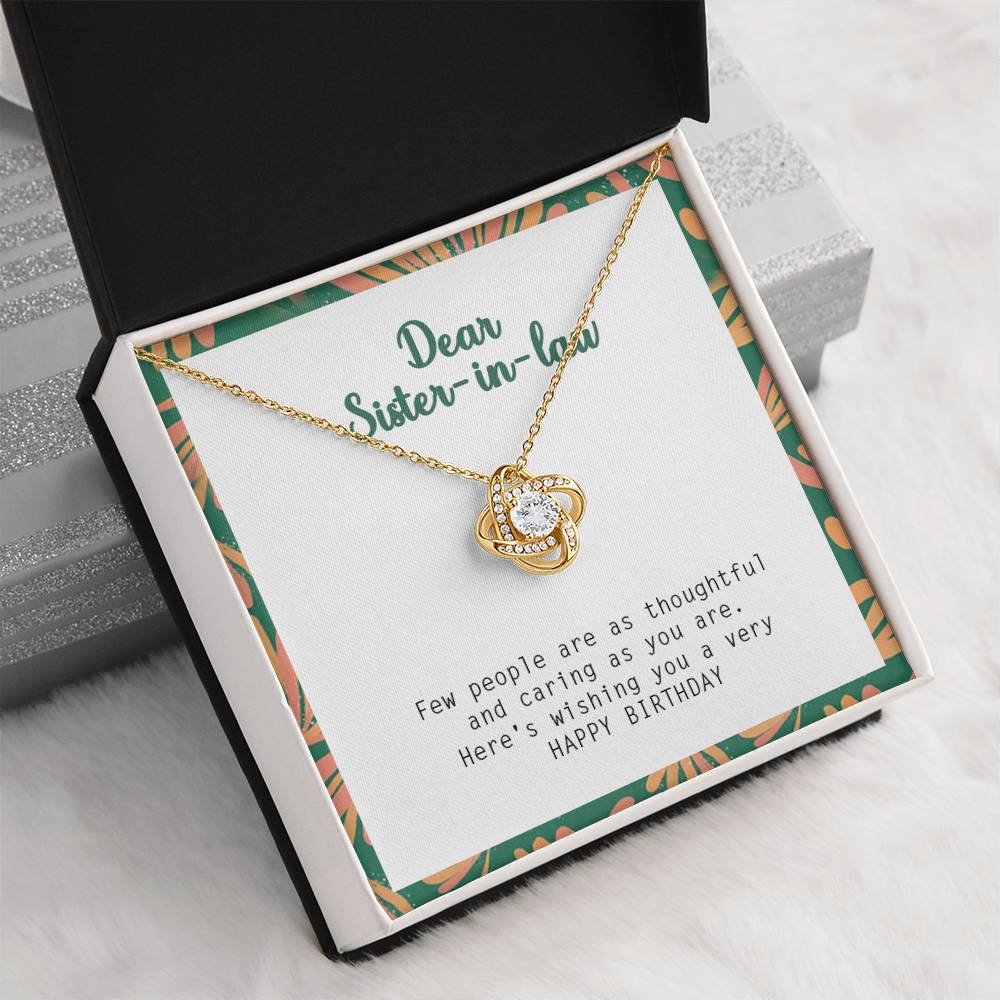 Happy Birthday Gift for Sister In Law - 925 Sterling Silver Pendant