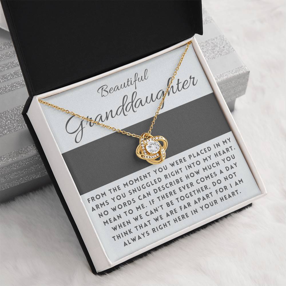 (Almost Gone) Cute Granddaughter Necklace - Gift from Grandma with Love