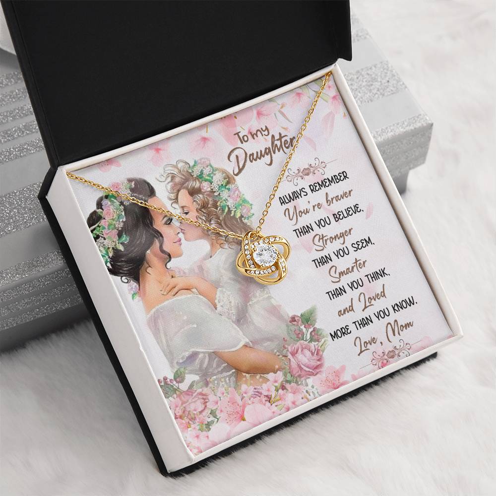 To My Daughter Necklace – Forever my pride and joy - Christmas