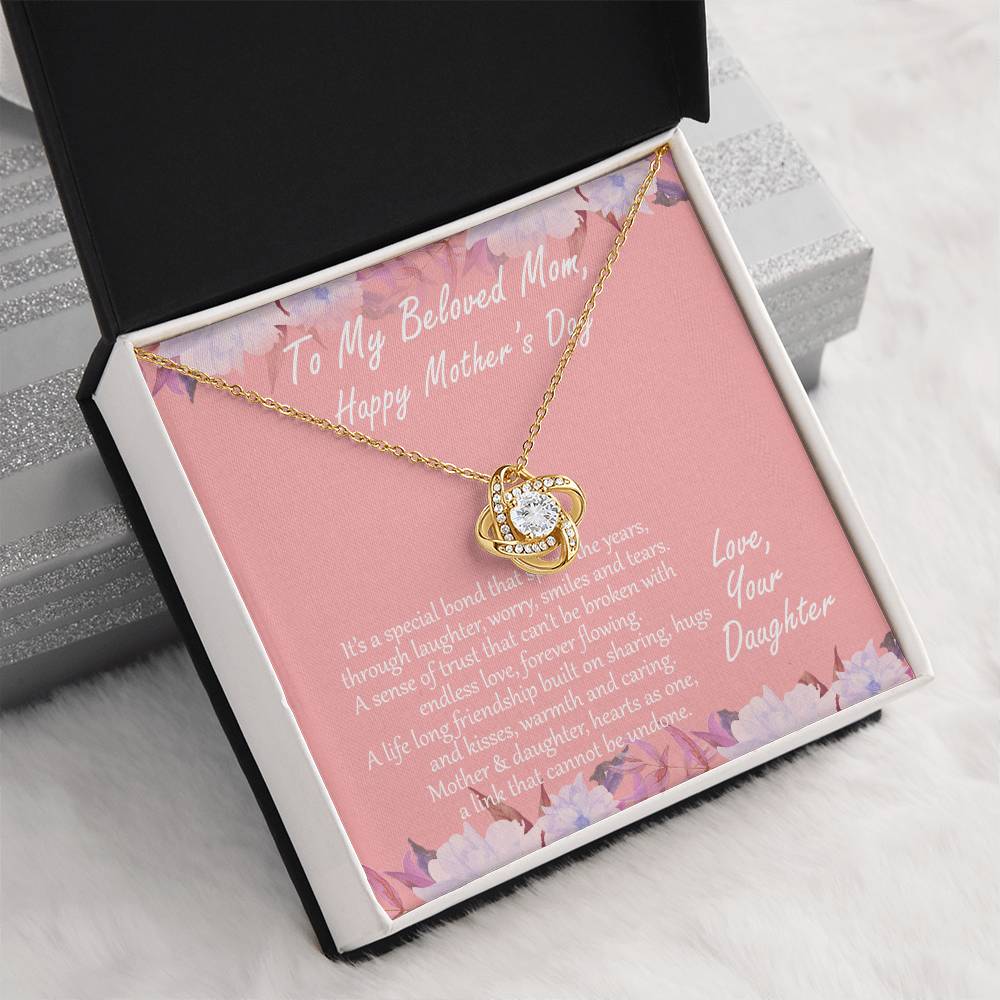 "Special Bond" - Mother's Day Necklace -  To My Loving Mom – Happy Mother’s Day