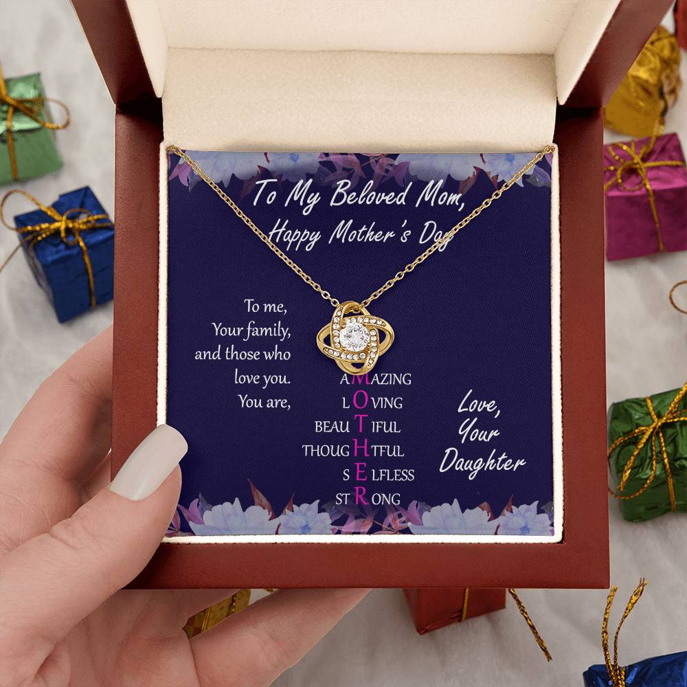 "Mother" Mother's Day Necklace -  To Love For Mom