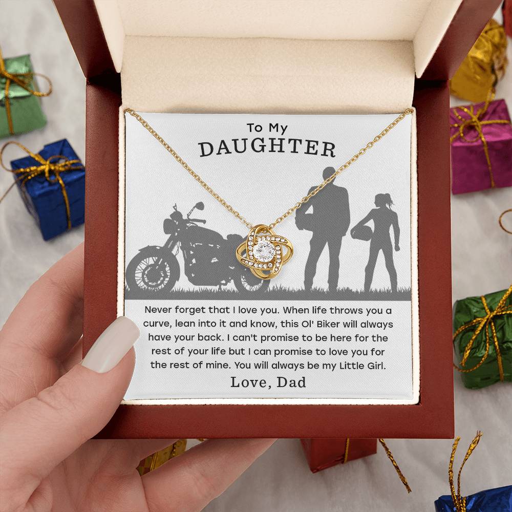 (Almost Gone - Limited Stock) to My Daughter - Love, Dad - Necklace - With Love on Your Birthday