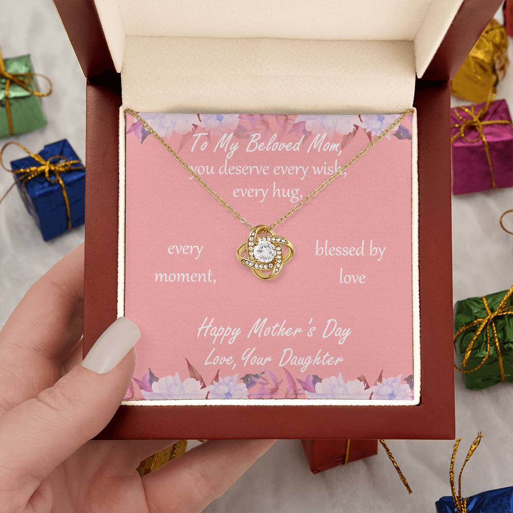 "Every Moment" - Personalised Mother's Day Bangle -  To Beloved My Mom