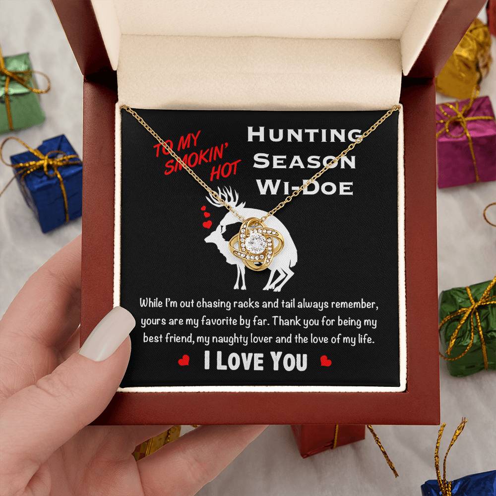 Smokin' Hot Hunting Season Wi-Doe Forever Love Necklace