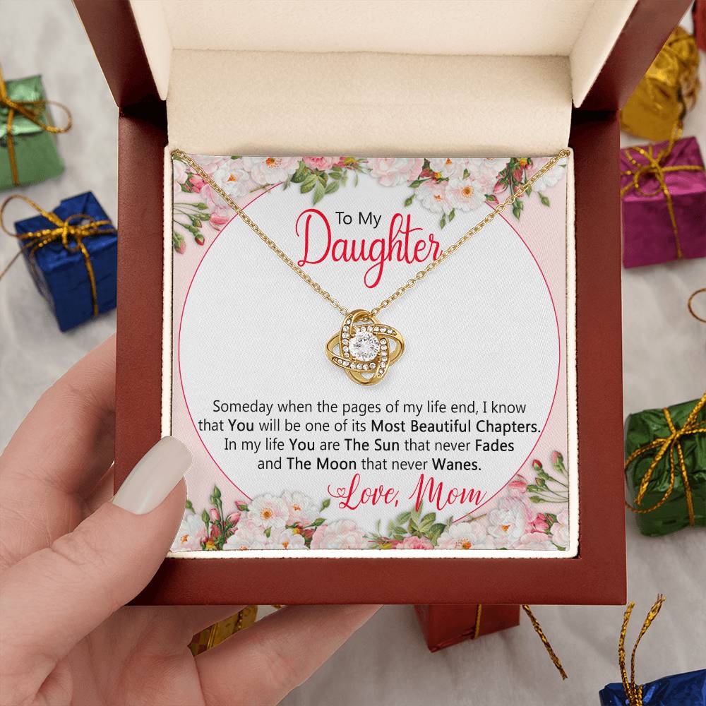 Emotional Gift for Daughter  – You are the sun that never fades and the moon that never wanes - Birthday