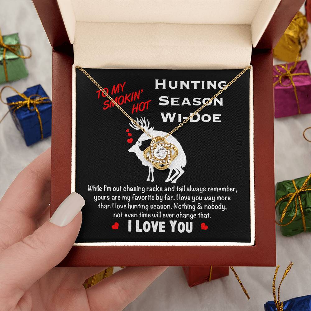Smokin' Hot Hunting Season Wi-Doe Forever Love Necklace