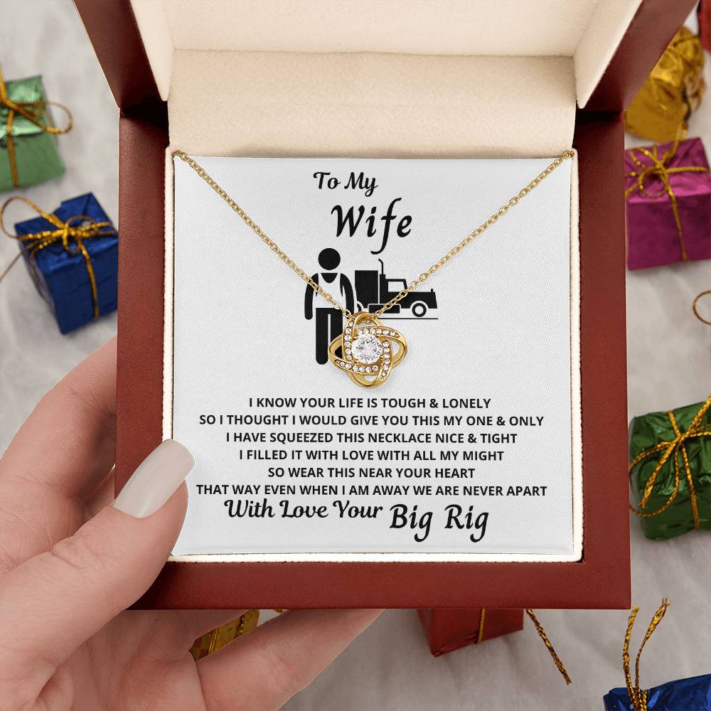 To My Wife From Your Big Rig -Even Miles Apart, My Heart is With You on Christmas