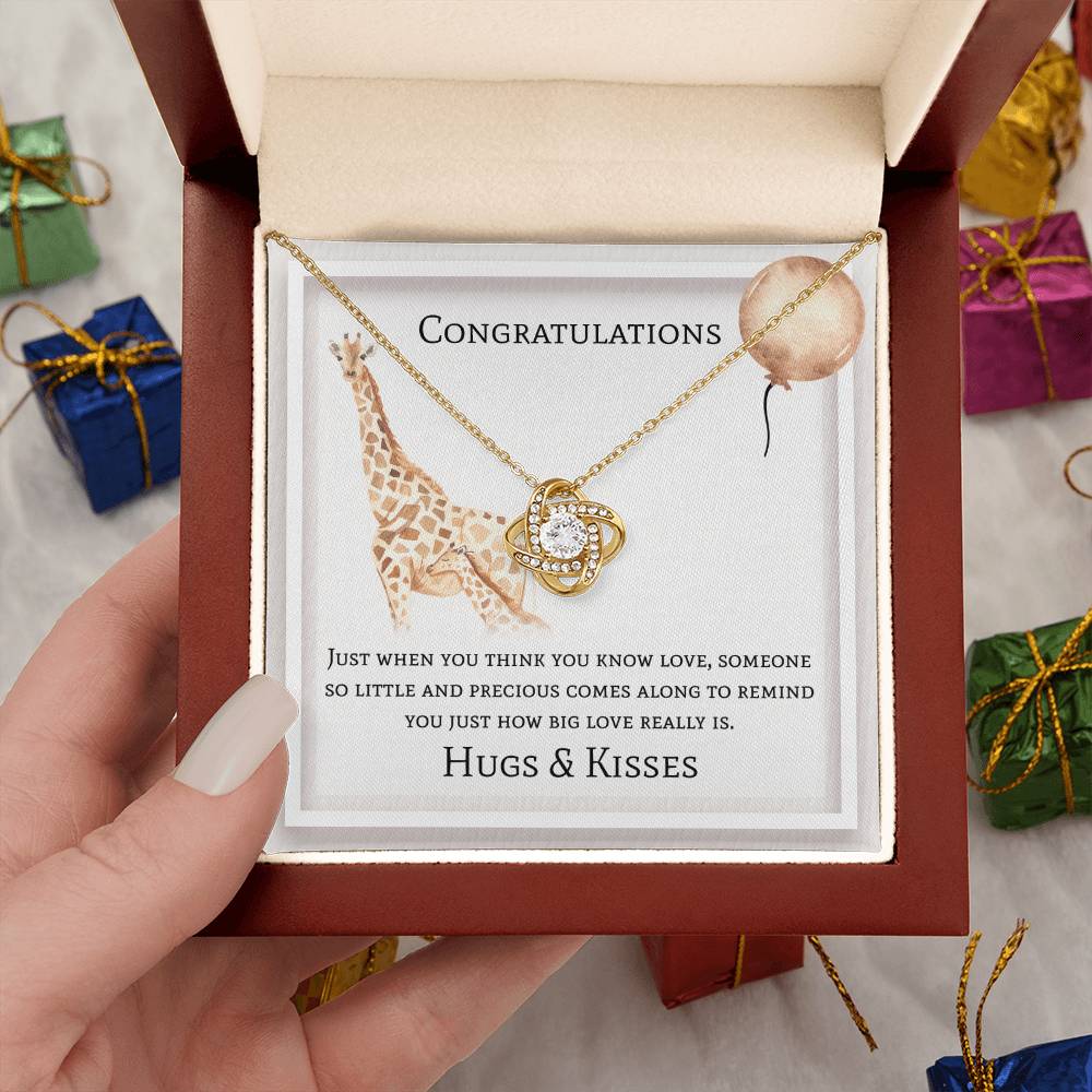 Baby Shower Gift Fro Expecting Mom...love Knot Just When You Know