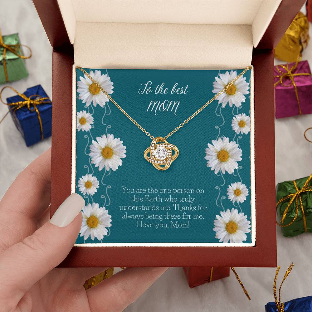 "Daisies" Love Knot Necklace for Mothers' Day - Gift For Mother A Special Thing