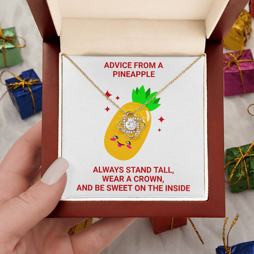 Advice From a Pineapple Sparkling Necklace
