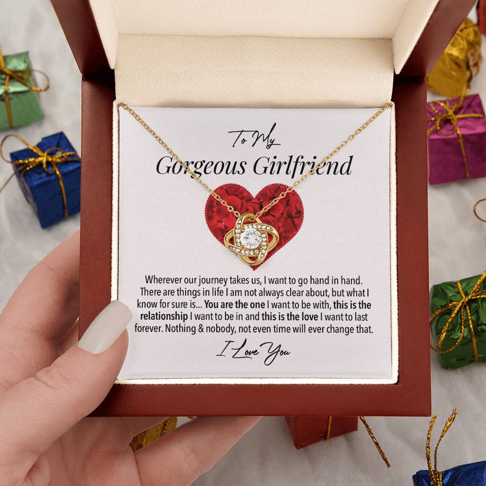 Girlfriend Forever Love Necklace - My Forever Valentine on Valentine’s Day