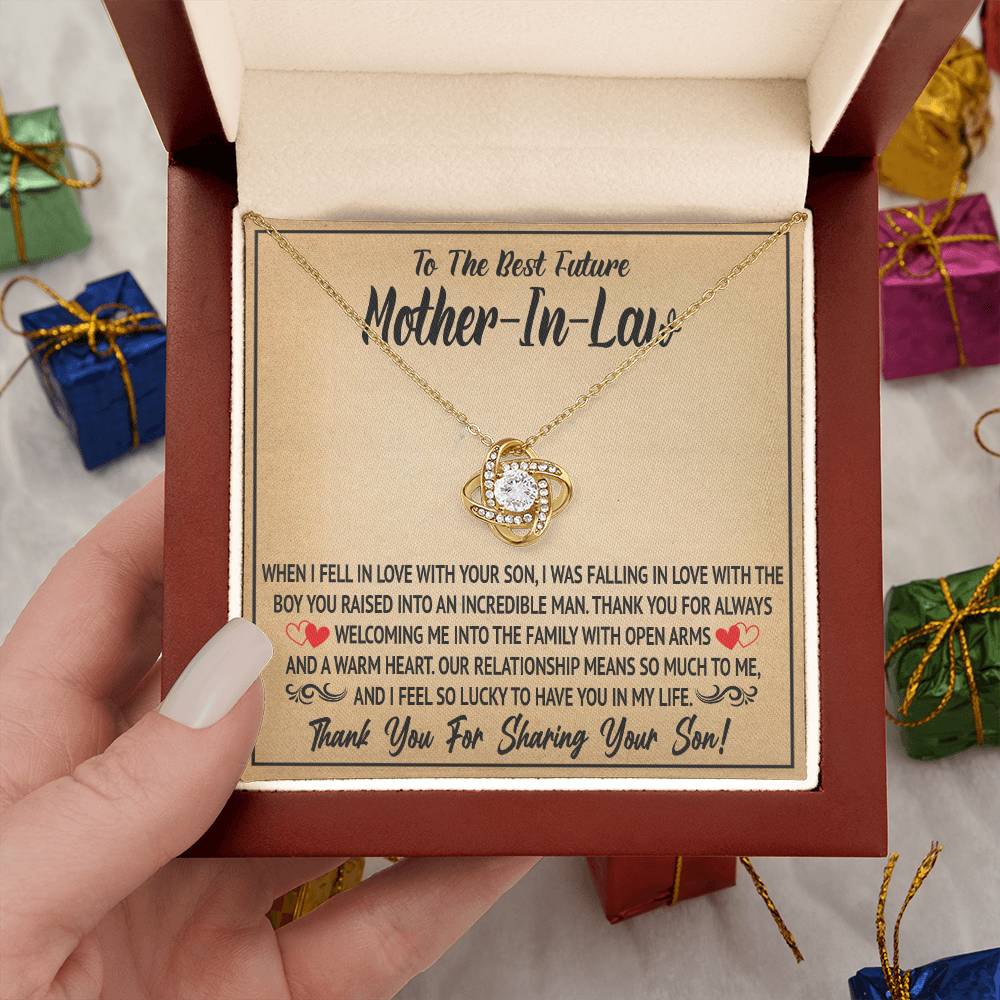 (Almost Gone) Best Future Mother in Law - Necklace - Thank You for Raising the Man of My Dreams