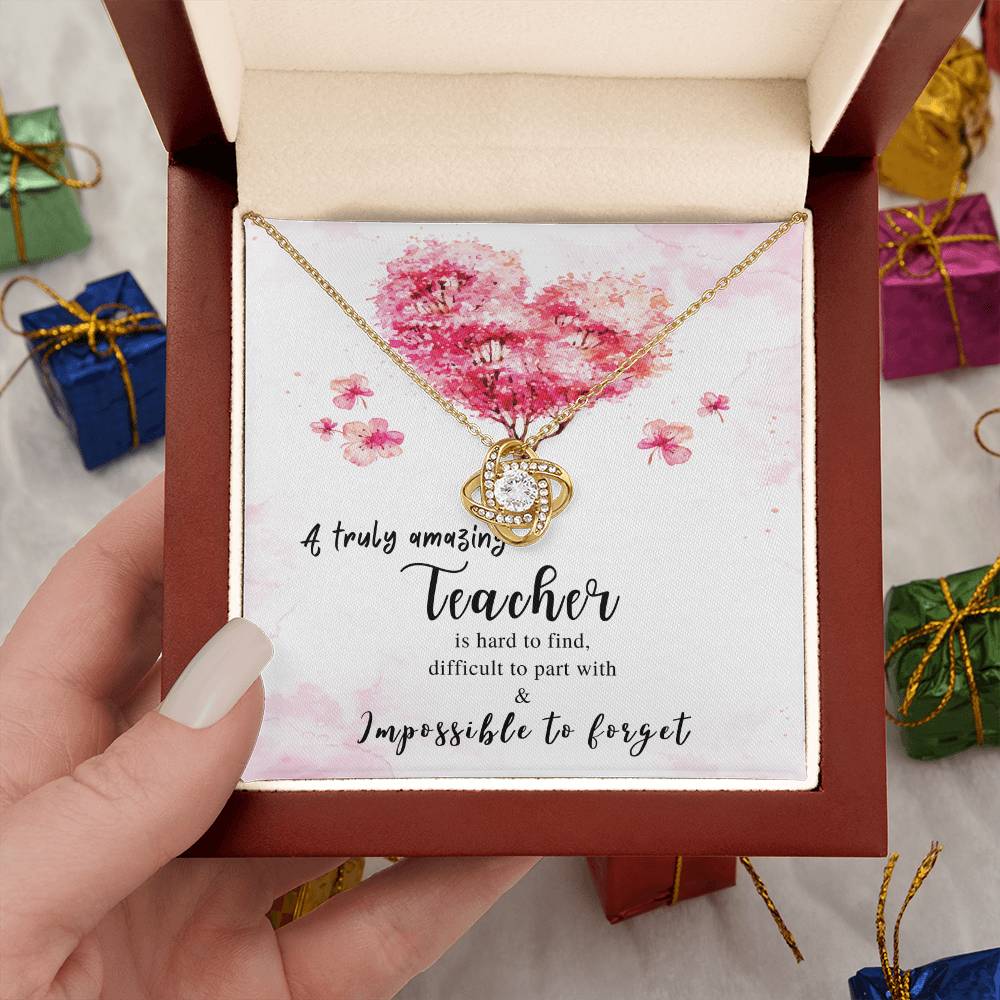 Teacher Gift | Gift for Teacher Necklace | a Truly Amazing Teacher Appreciation Gift