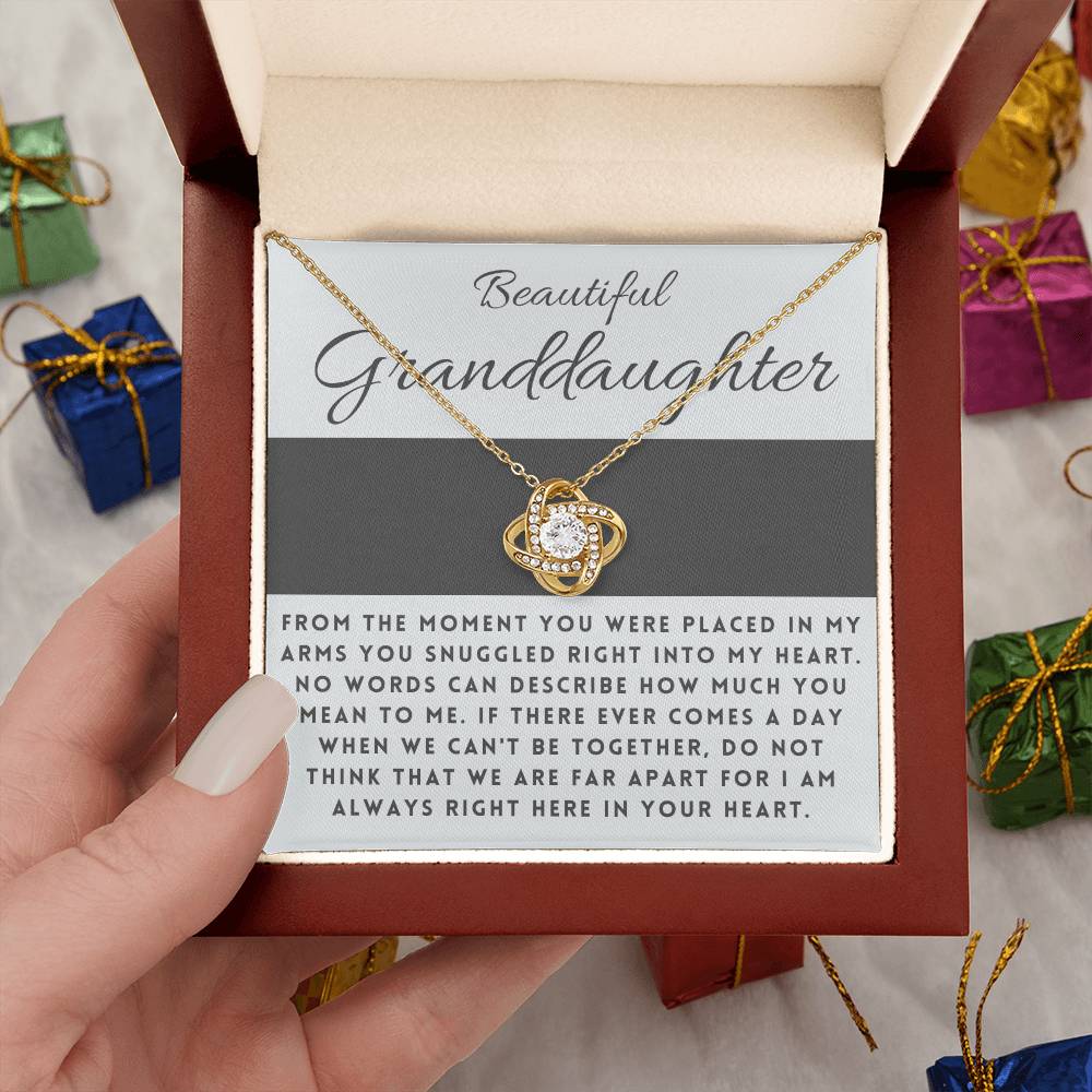 (Almost Gone) Cute Granddaughter Necklace - Gift from Grandma with Love
