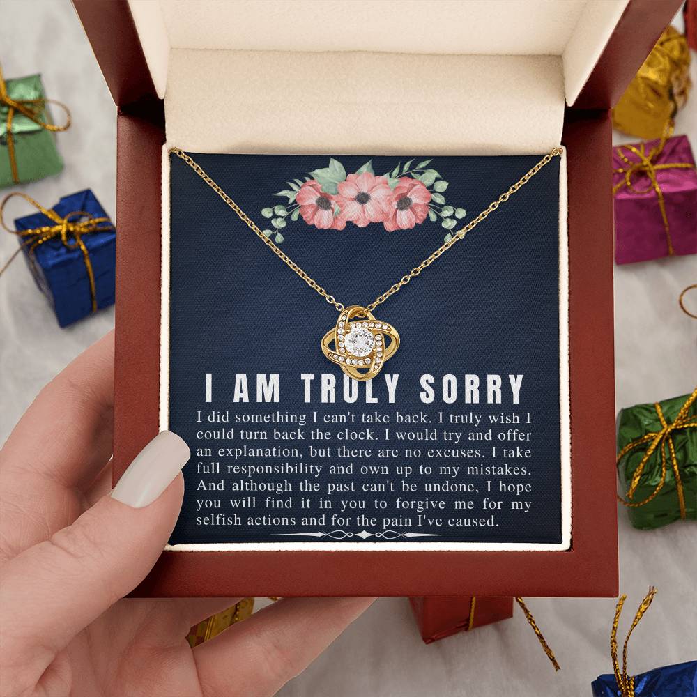 I'm Sorry Gift Apology Gift Necklace for Her, Please Forgive Me Gift Wife, Girlfriend, Friend, Forgiveness, Forgive Necklace