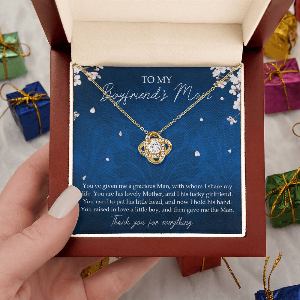 To my Boyfriend's Mom - Thank you for everything Necklace