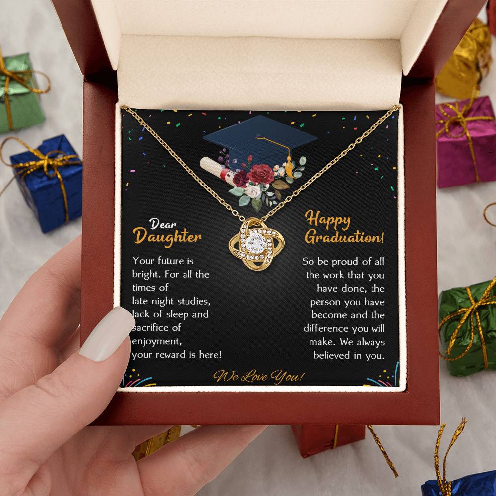 (Almost Gone) Class of 2021 - Dear Daughter So Proud of You - Limited Edition Graduation Necklace